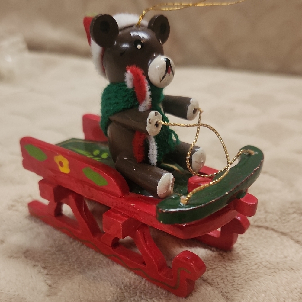 Fanciful Christmas Ornament Set with Santa and Reindeer & 31 Bag - Picture 8 of 11